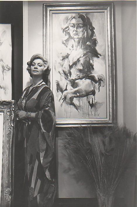 Hyacinthe, self portrait, Madison Avenue ArtGallery, NYC